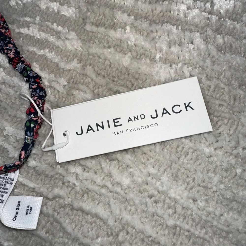 Janie & Jack Floral One Size Bow NWT